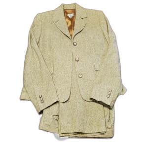 L. L. Bean Ladies Wool Blend Lined Suit  Size M